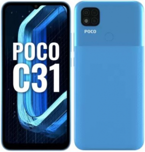 Poco C31 เปิดตัวแล้วพร้อมชิปประมวลผล  mediatek helio G35  แบตเตอรี่ 5000 มิลลิแอมป์